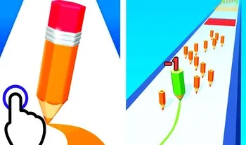 Color Pencil Run - free online Strategy game at Xmmall