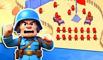 Little Commander Red Vs Blue - free online  game at Xmmall